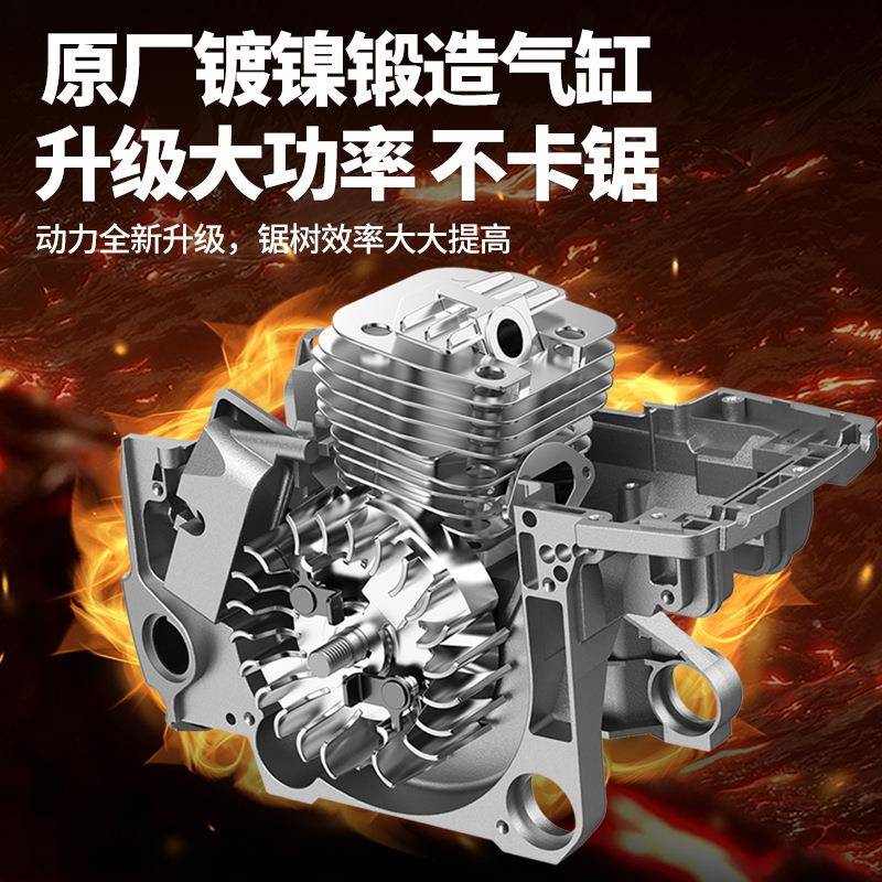 灵翼汽户油锯伐木锯功大率家用便携式砍手持树机小型GT9999外伐木
