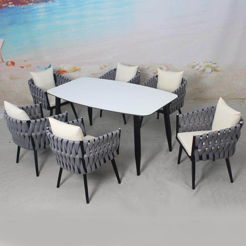 户外桌椅CF2115T藤椅高密组粗绳编沙发室外别墅闲家休具度抗倍特,商业/办公家具,商用藤编家具,淘宝优惠券,粉丝福利购,淘宝优惠卷