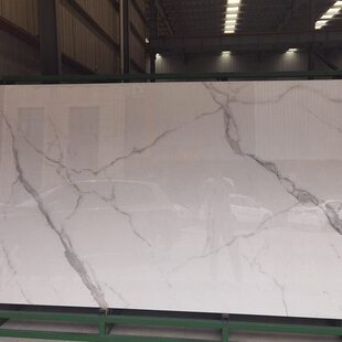 仿鱼肚白岩板/通体岩板石材/背景墙面/电视墙/通透花纹人造大理石