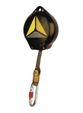 代尔塔 EN3602345AN130高强度6米ABS防坠制动器收缩式速差防坠器