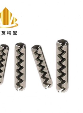 不锈钢弹簧销/花齿型定位销弹性销SSPSR1.4/1.5/4/5/6/