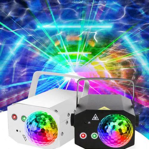ktv氛围灯舞台灯光音乐节奏声控激光彩灯dj蹦迪灯旋转闪光灯