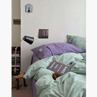 床品三四件套 绿紫全棉水洗棉四季 两个弗里达｜法式 chic马蒂斯风格