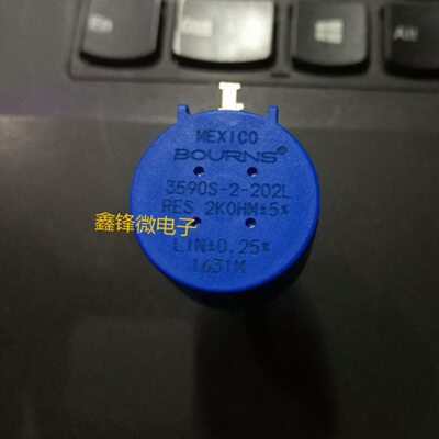 3590S-2-202L 2K 精密多圈线绕电位器3590S 202 可调电阻全新原装