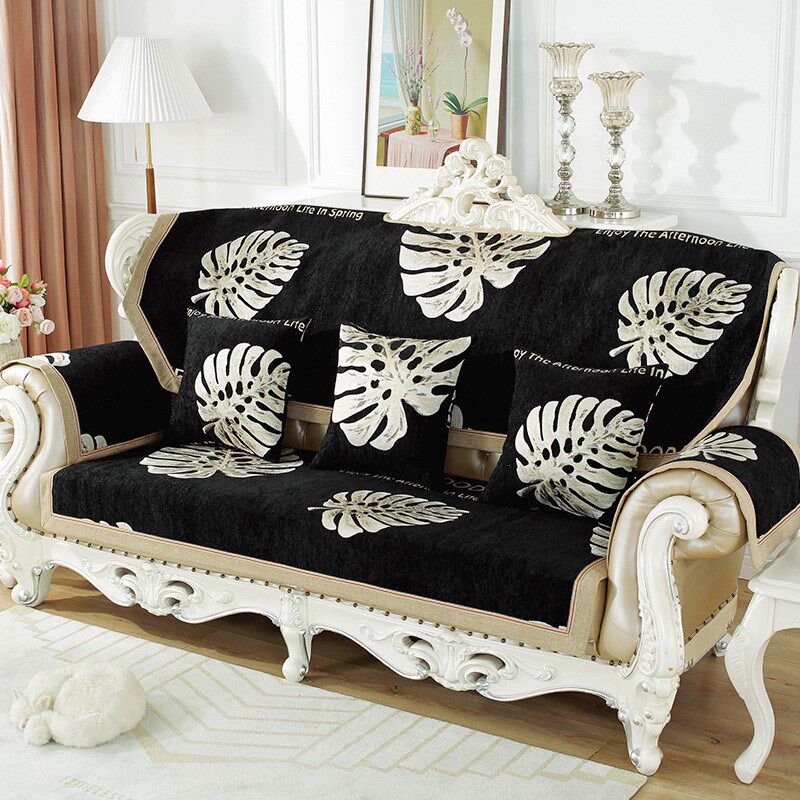 欧式沙发垫沙发套四季通用防滑美式沙发靠背罩扶手巾皮沙发巾新品