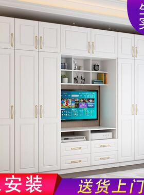 电视柜组合150柜小户型卧室电视机衣柜体柜多功墙能一背景墙高柜