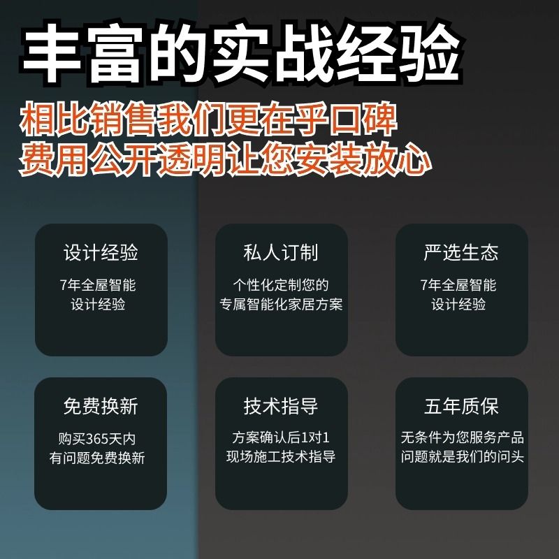 xiao米智能家居控制系统套装全屋语音开关窗帘定制设计方案别墅