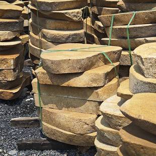 草坪造景汀踏步石步石庭院MVG踏板青石板公园铺切路石片石脚石材