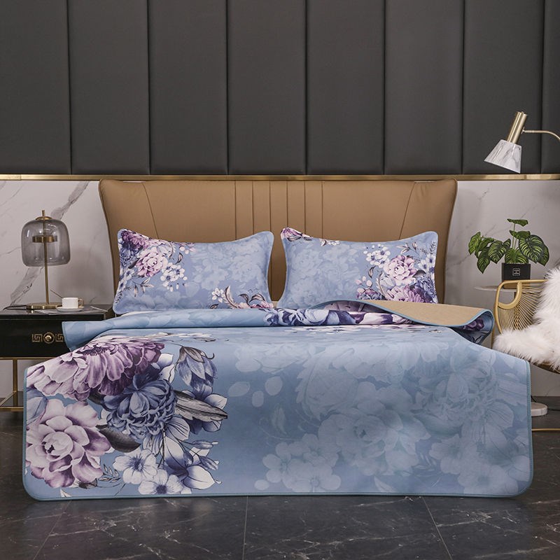 三峡水牛皮e凉席头层牛皮纯真皮席子皮凉席床垫高端软席三件套加