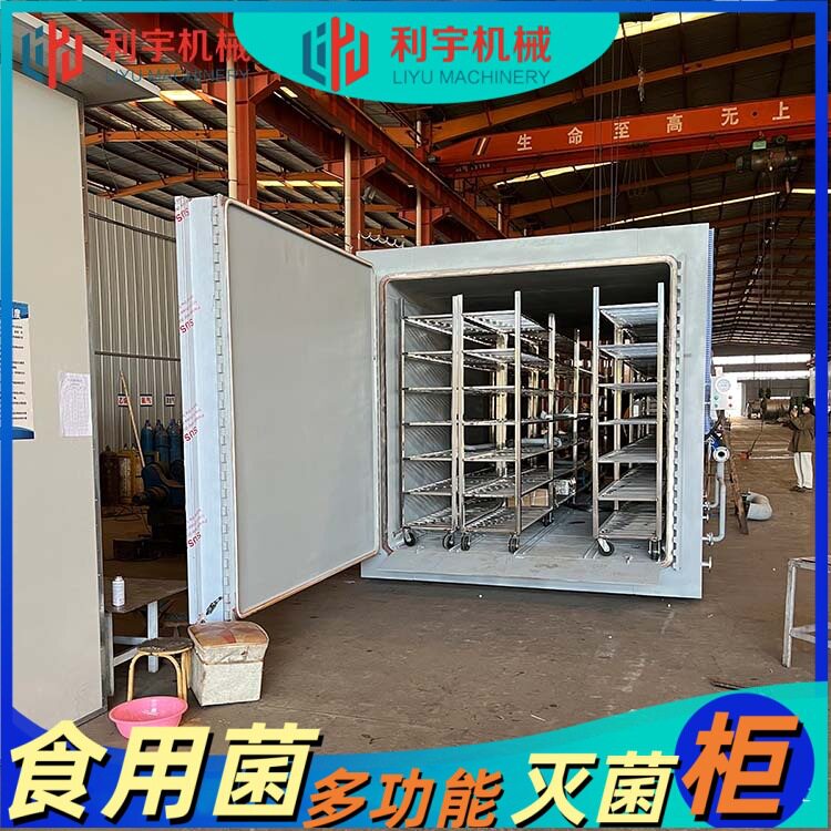 杏鲍菇金针菇菌种菌棒灭菌柜菌陕西羊肚菌灭菌器多规格复蒸机