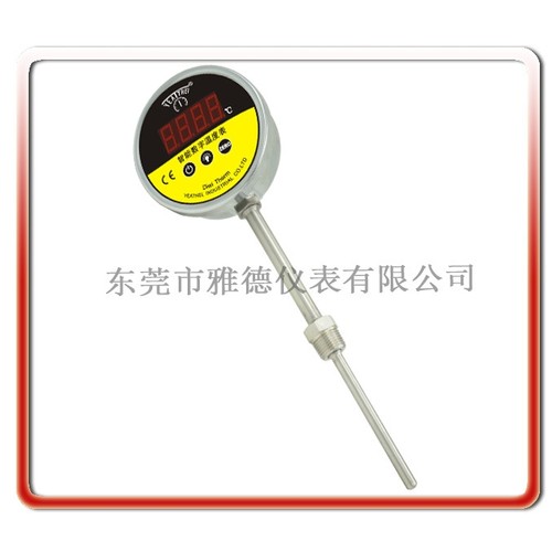 厂家直销100mm径向全不锈钢数显温度计数显数字双金司温度计