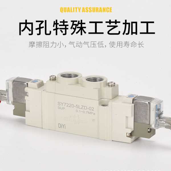 24V电磁阀SY5120-5loz-01电磁控制阀5220/5320-3/4/6线圈5LZD-C6