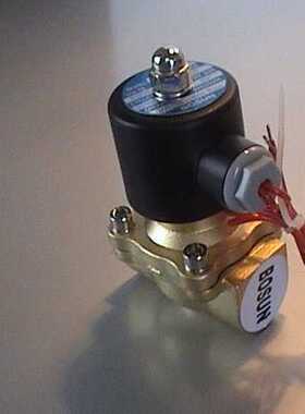 电磁水阀全铜线圈UW-15 2W160-15 200-20 250-25 AC220V DC24V