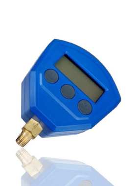 蓝色数显冷媒表电子数字冷媒表径向压力真空表-0.1~5MPA工厂直供