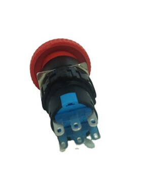 上海TAYEE急停按钮开关16mm小急停LA42(B)J-11/R自锁旋钮