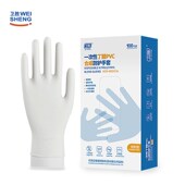 一次性白色复合丁腈手套 工业级合成丁腈手套 电子厂手套