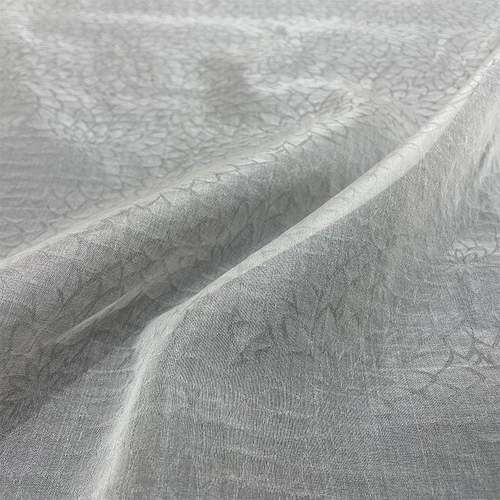 弟华都8姆米114门吉真丝提花欧根纱真丝绡柯根纱幅生丝DSI绡面料