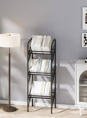 大层容量书落地桌面多KAS钢质架网红简约现代家卧室书用房书柜收