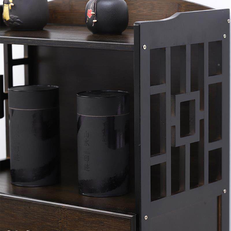 2I边碗柜多层简约茶柜室茶柜架储物柜组餐器QW-9874合柜客厅电收