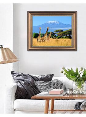 美式表BQ液27A-箱饰画厅欧式配电箱电免打餐孔壁画电闸盒遮挡画招