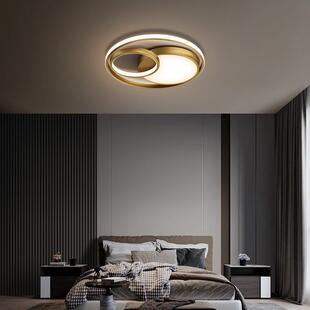 284全铜极轻奢卧灯吸简顶灯灯现代简室约大气主卧室房间书房灯具