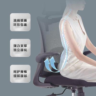 用转家椅舒适久坐办体公椅人工学椅RX7205-1老板电竞背学习椅子靠