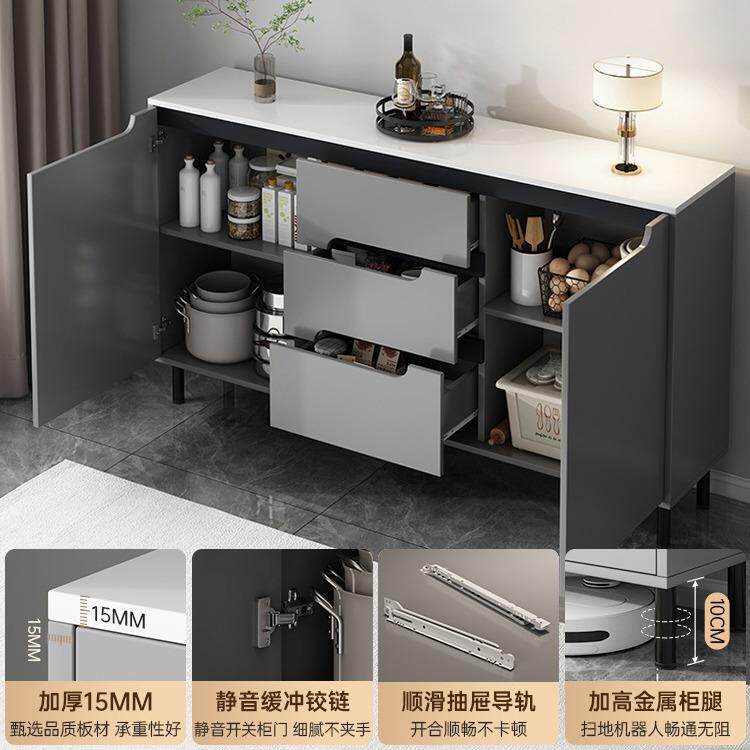 升级款餐一边柜靠玄墙体关柜意式厅轻奢简约家用客茶水置物柜子储