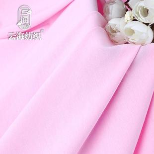 405S支春夏棉0平纹130g棉涤针汗布1gT恤单织面XQO轻薄精梳棉面料