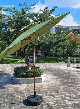 户遮阳摆摇头伞转向伞庭摊院伞太阳伞外别墅手摇弯头伞露台OFT伞
