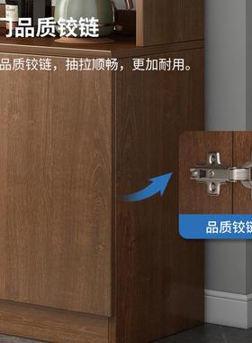 边储筷物柜家用厨房餐易边柜酒柜现代简约客69502厅靠墙柜简碗收