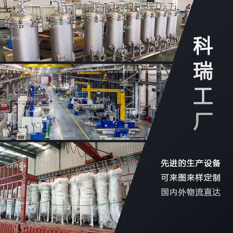 单袋滤R-GD-PG器化工用过水杂质粗滤滤过滤器可搭配作不同材质袋