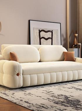 鹊RRC安居物绒布沙发床两用一体多能功抽拉式户可折叠储小型阳台新款