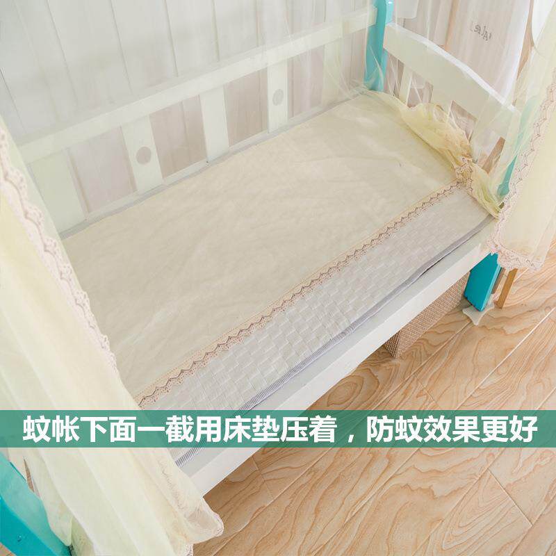 mfn61117落地式儿蚊帐孩0.7m1米单人拼接床方顶0.9男m宫廷色公主