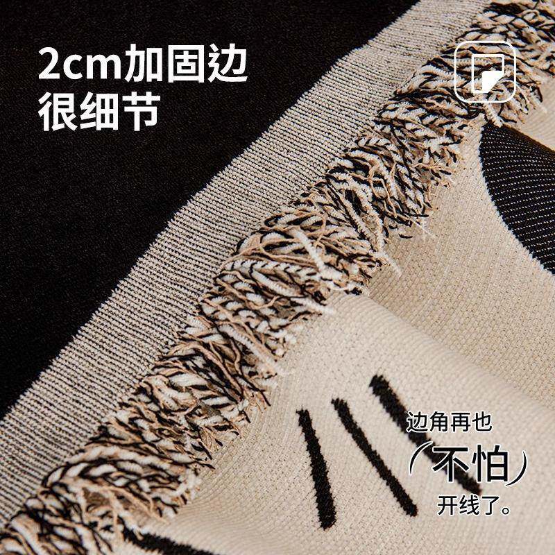 雪尼尔发盖四季通用高克重沙七只小猫发垫防猫爪沙布发坐垫沙一片