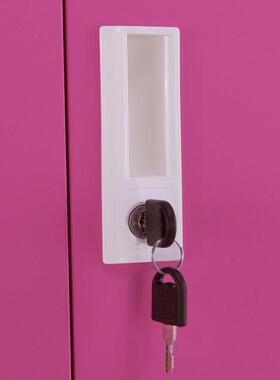 彩色员更衣带感应锁存包柜42025浴室工换衣柜子健身柜房物柜窄储