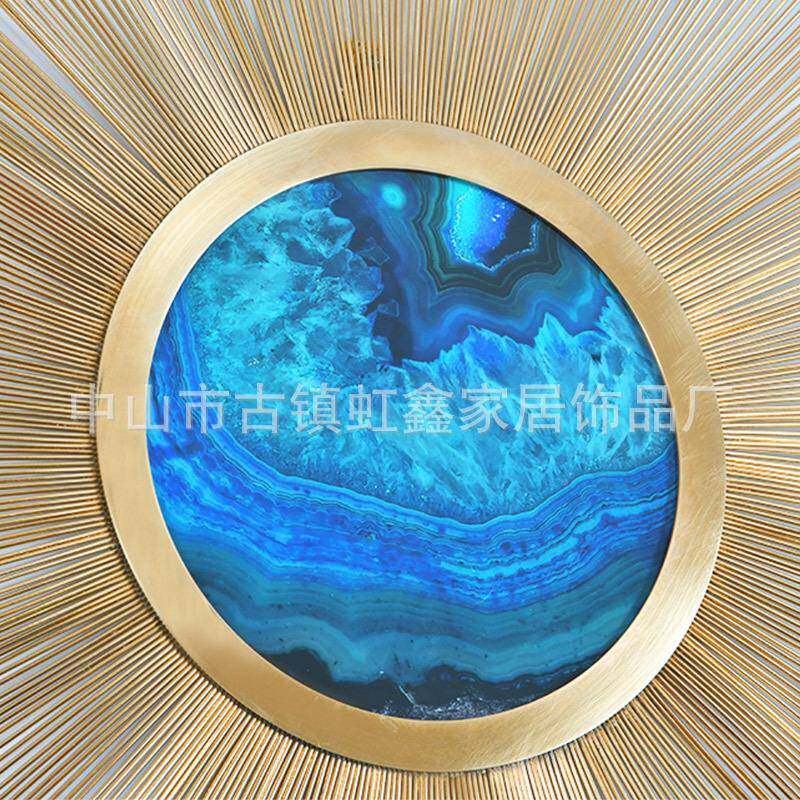 ＢＧ-14中式代简欧现墙壁挂件工艺品壁工饰壁摆件金属挂艺品