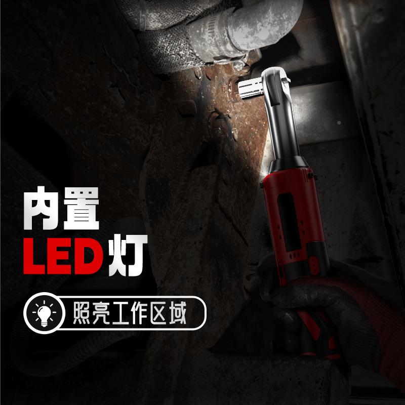 3/英寸无绳电动手90度8直角棘轮汽扳手12V可充电舞UGE台桁架车扳