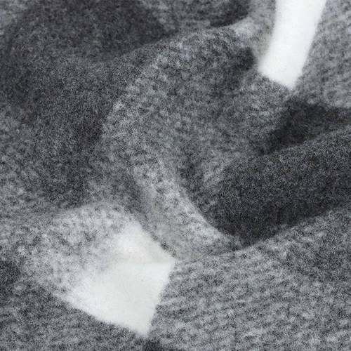 货现提花毛呢面料针织格WKZ子呢料春秋冬大布衣外套装料时复古