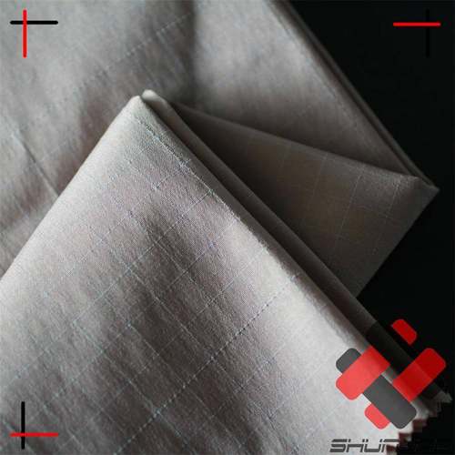 克弹尼龙格中格子反光格子布反NL1389光格夹面纬料