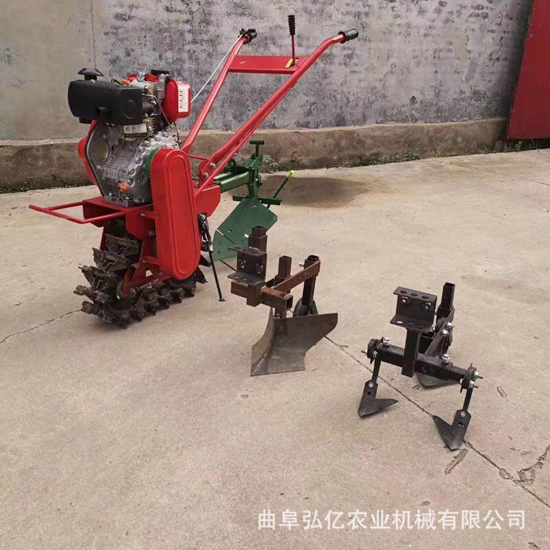 单履带柴油风冷微机硬地EFO翻土耕耕田机烟茶园草垄松土间锄草机