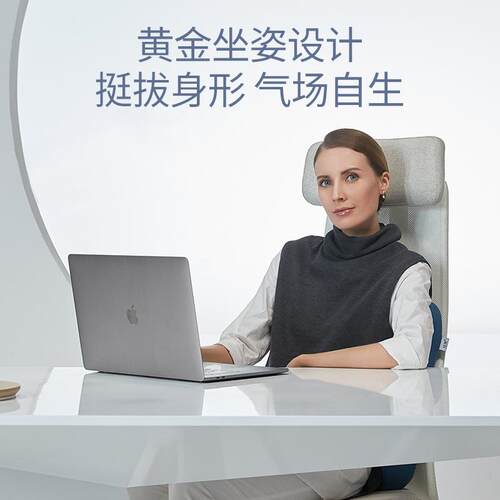 佳垫记奥蝶J06D01形护脊忆棉靠垫腰靠抱枕靠枕靠背办公室汽车腰护