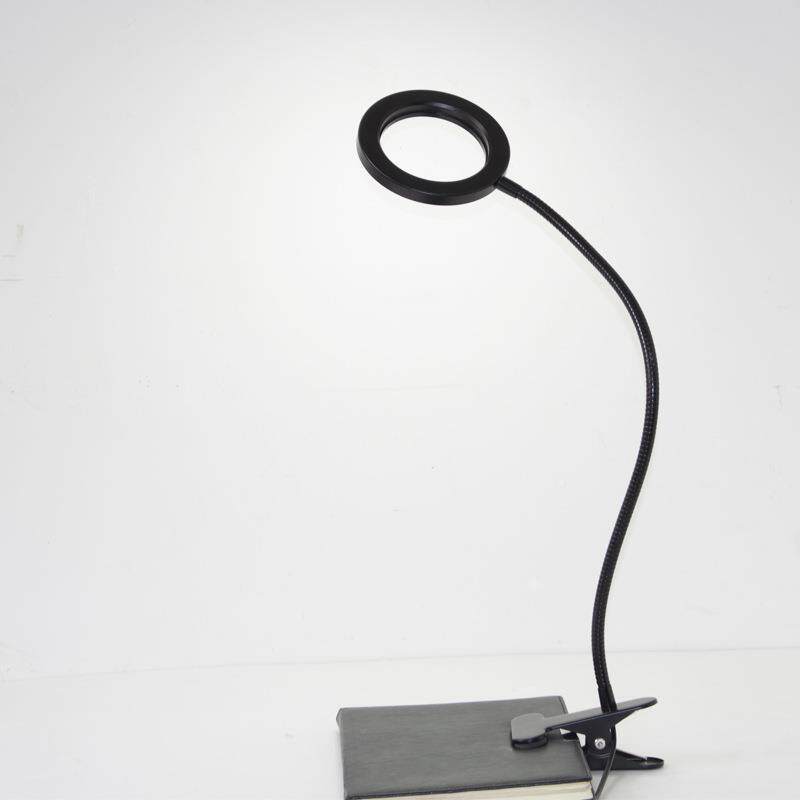 2396led夹台灯子爆亚马逊款插电超式亮学习护眼阅读美甲纹绣折叠