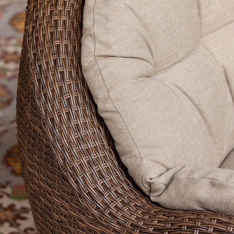 户外闲家具海房民宿踏庭院别墅休手工藤椅阳台椅子茶几脚1-23-2三