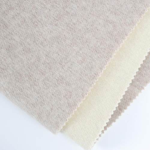 阿尔巴卡大羊毛面料羊混色长毛绒WIW双面毛衣布料桑蚕丝兔面料