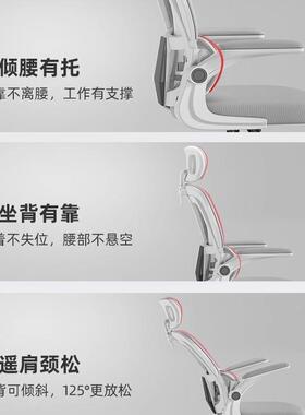 人体工学椅脑椅舒家用适椅子办无品牌/公椅员工电椅宿舍降椅卧室
