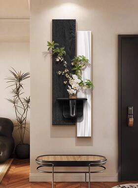 中廊古风CB100144客玄关装饰水培绿植入户走过道尽头挂画厅墙壁复