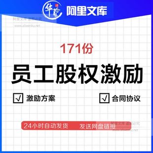 创业公司企业合伙人员工股权激励方案案例实施细则职工持股干股虚