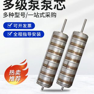 45T多级泵旋转组件不锈钢腔体泵芯总成叶轮串水利部件南方泵配件