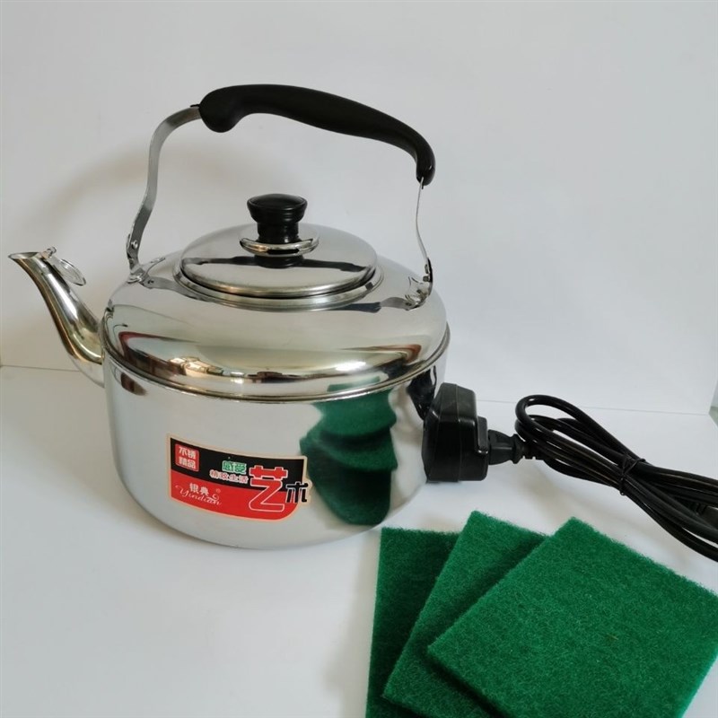 加厚电热水壶家用烧水器不锈钢A大容量电水壶烧水电茶壶鸣笛防干
