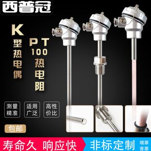WRN 130 230 K型不锈钢热电偶PT100热电阻温度传感器高温探头 WZP